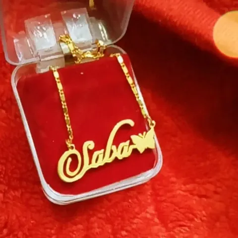 Trendy Name Pendant For Her