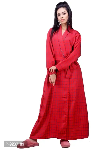 Buy CLYMAA� Pure Cotton XL/48 Size Robe/House Coat/Night Gown (Fit
