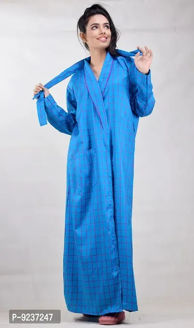 Buy CLYMAA� Pure Cotton XL/48 Size Robe/House Coat/Night Gown (Fit