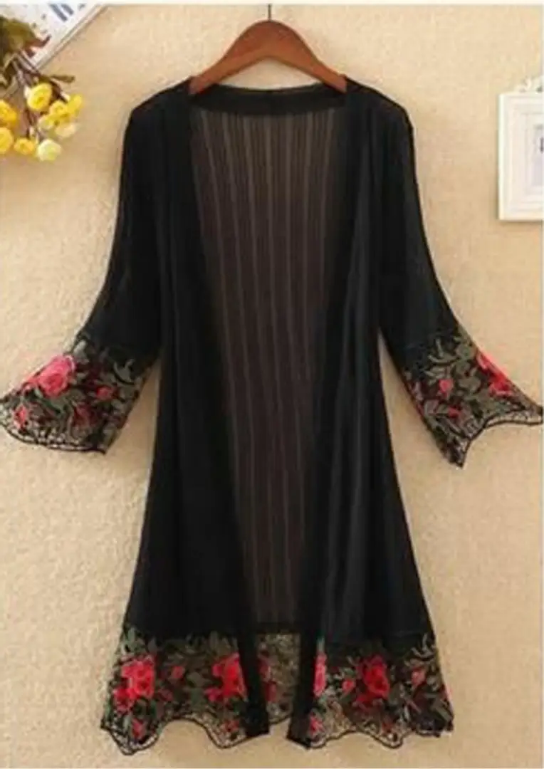 black net long shrug