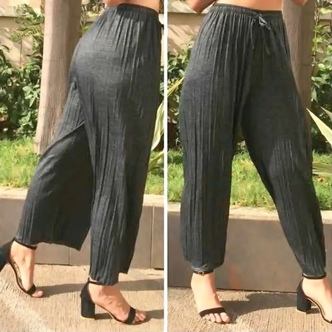 Crushed Velvet Tie Up Flare Pants For Women Palazzo 70s Design With Wide Leg,  Slim Bell Fibreop Bottom, And High Waist Stretch From Olgariner, $16.72 |  DHgate.Com