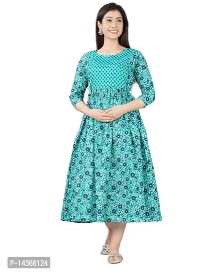 Buy Murli Kurti Women's Cotton Maternity Dress, Easy Breast Feeding, Breast  Feeding Dress Zippers for Nursing Pre and Post Pregnancy Online In India At  Discounted Prices