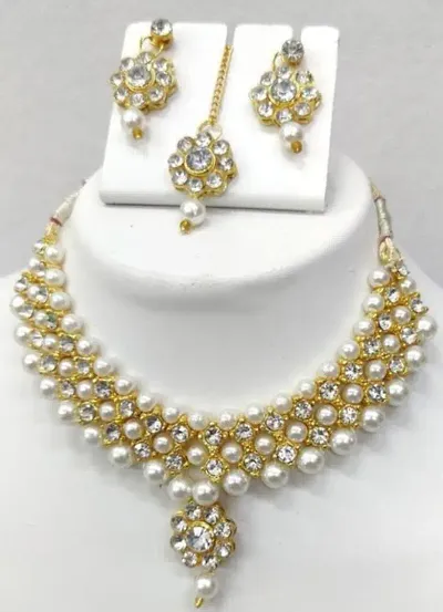 elegant alloy jewellery set for women