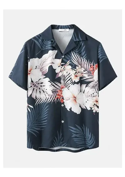 Rayon Short Sleeves Casual Shirt