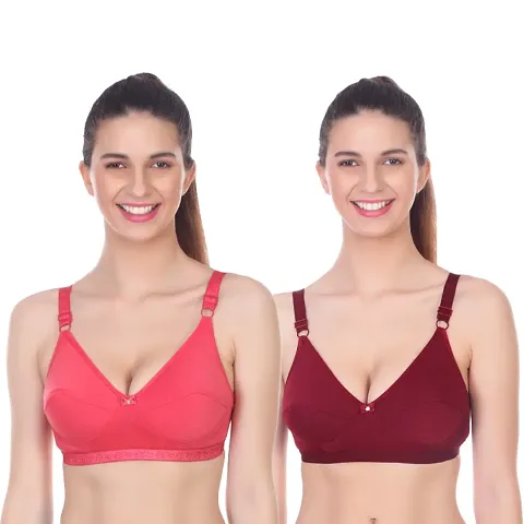 Buy Layeba Women's Cotton Non Padded Bra Online In India At