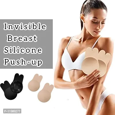 1pair Ladies' Invisible Silicon Adhesive Bra Inserts