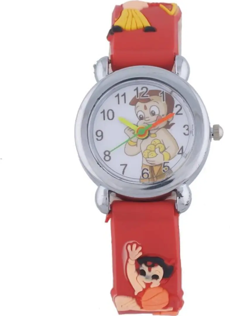 Character Watch Analog White Dial Unisex s Small Pictorial Chota
