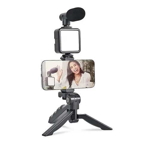 Vlogging kit, Desktop Phone Video Microphone kit for Video Recording for Conference Video for Live Broadcast (Desktop Phone Video Microphone kit)