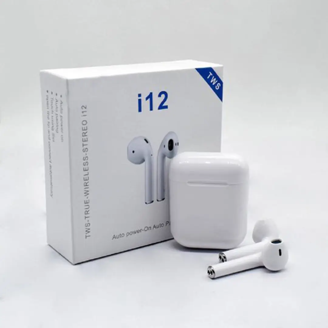 i12 5.0 Wireless In the Ear Earphone with Portable Charging Case