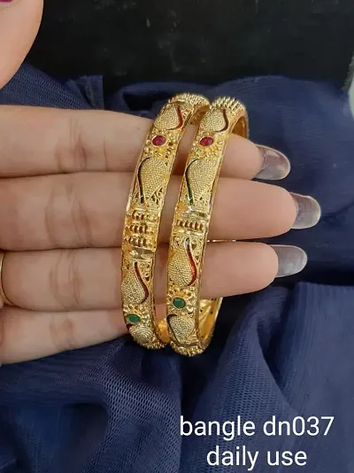 2 bangles shop set gold
