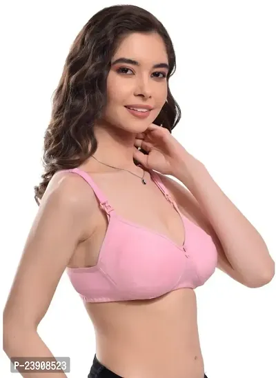 Bodycare cotton blend wirefree adjustable straps comfortable non padded bra -6591W