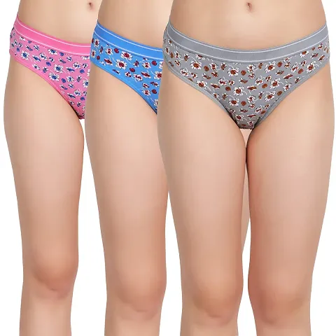 Buy Zoyka Fashion Hipstar cotton silk Women panty / Combo panties set /  women briefs Pack of 3 Online In India At Discounted Prices