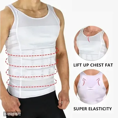 Buy Amour Slim n Lift Body Shaper Vest/Men's Undershirt Vest Slimming Tummy  Tucker Lift to Look Slim Instantly (white ) Online In India At Discounted  Prices