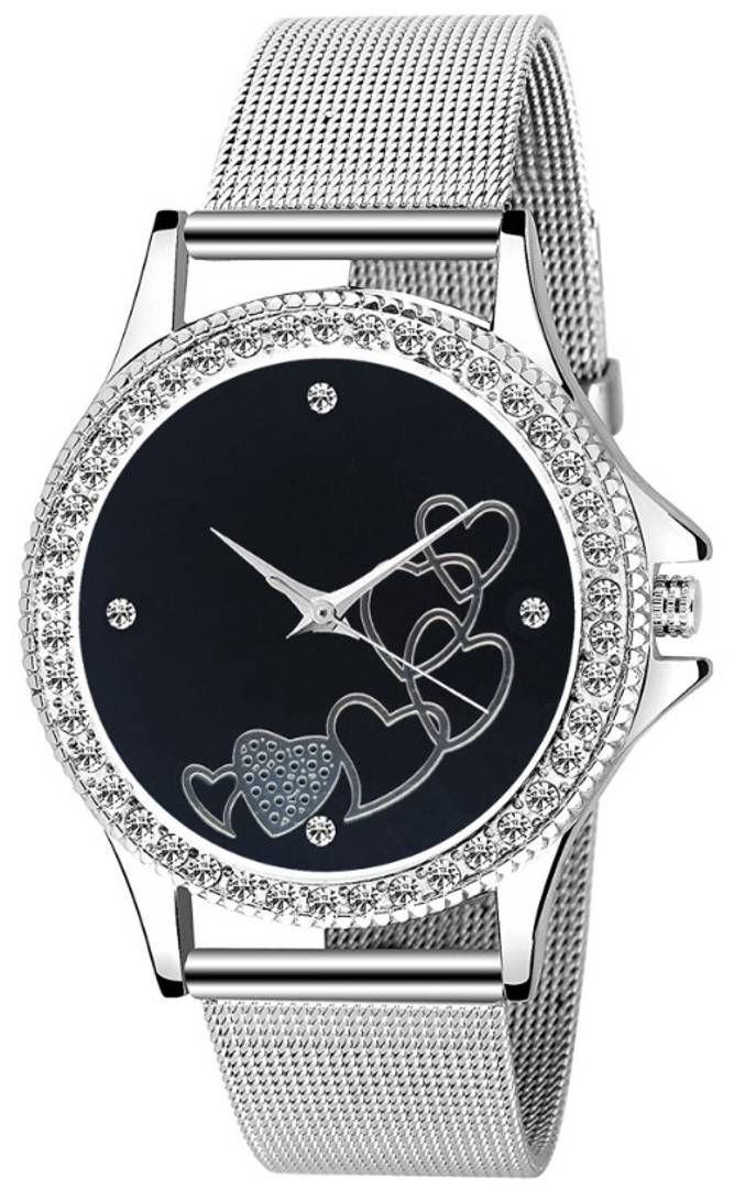Black color best sale chain watches