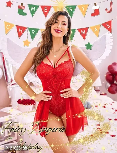 Buy Arnoni Kash Sexy and Comfortable Lace Babydoll Lingerie for
