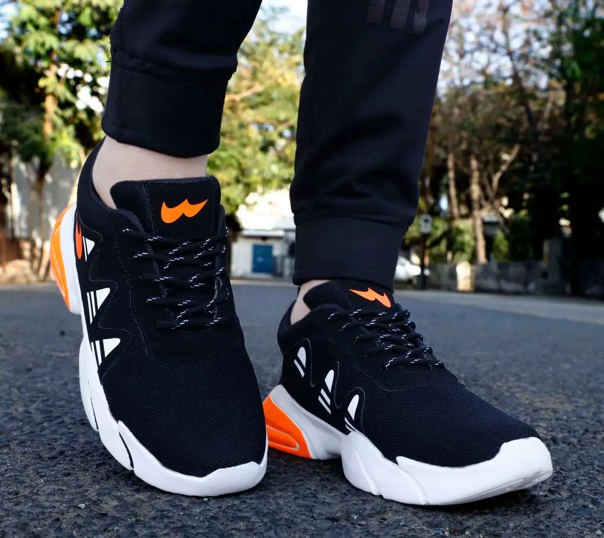 Stylish black shoes top