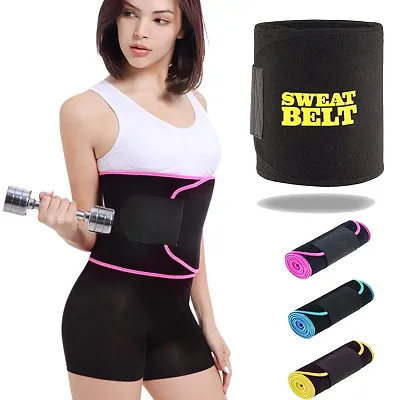 Sweat Belt Belly Burner Body Shaper Belt, Tummy Fat Cutter Belt, For Men  And Women