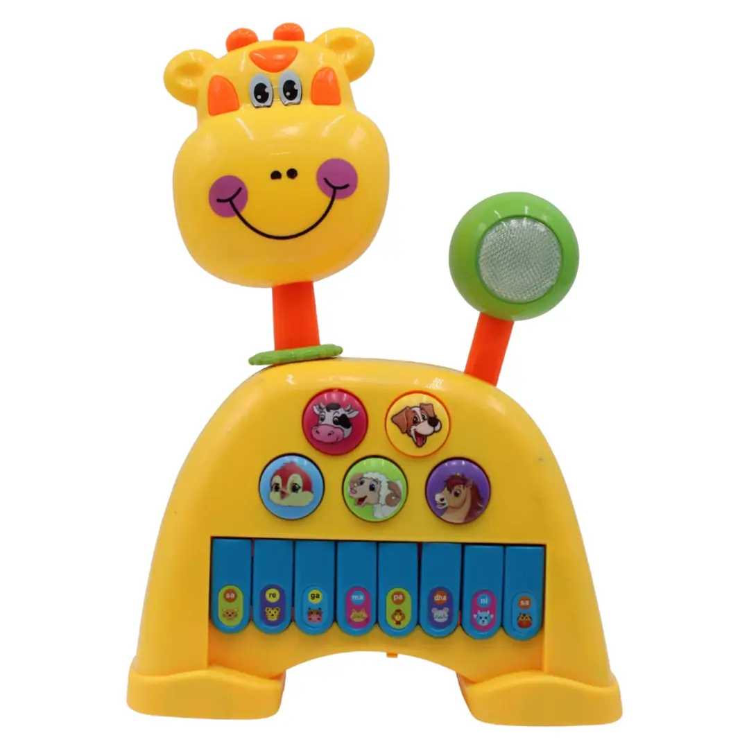 Buy Giraffe Musical Piano With 3 Modes Animal Sounds, Flashing Lights