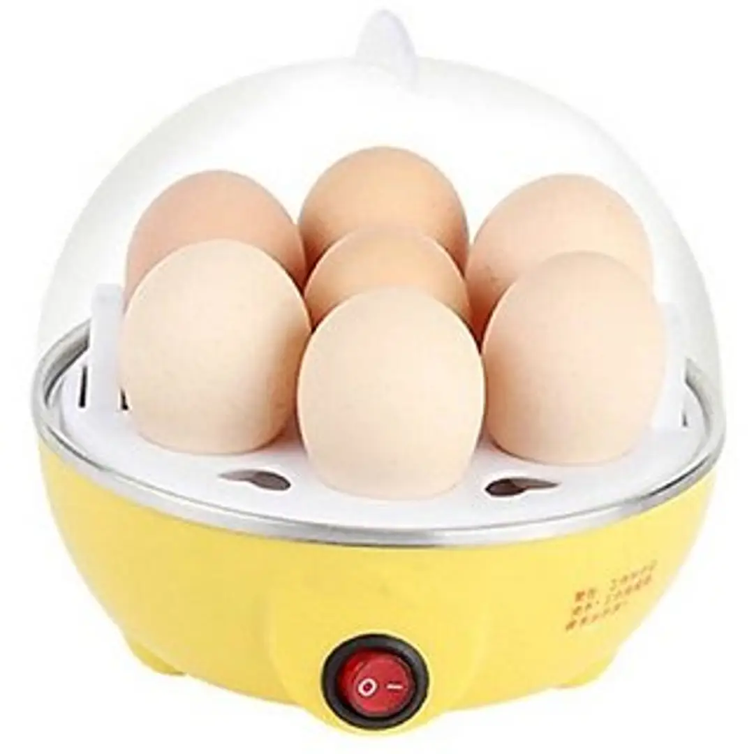 Shopper52 Portable Electric 7 Egg Boiler Egg Poacher Egg Cooker