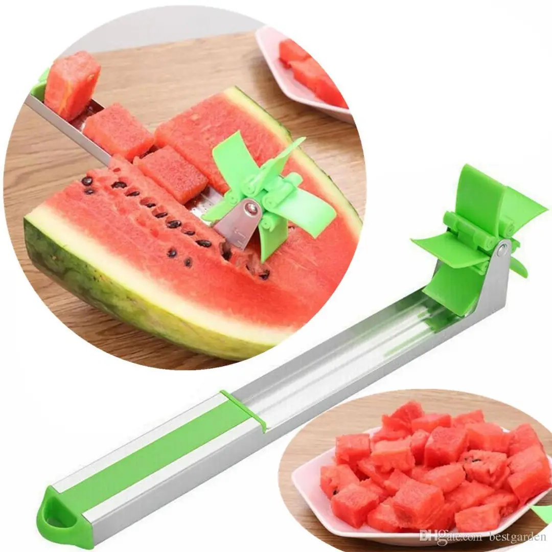 1pc Stainless Steel Watermelon Cutter, Classic Watermelon Slicer