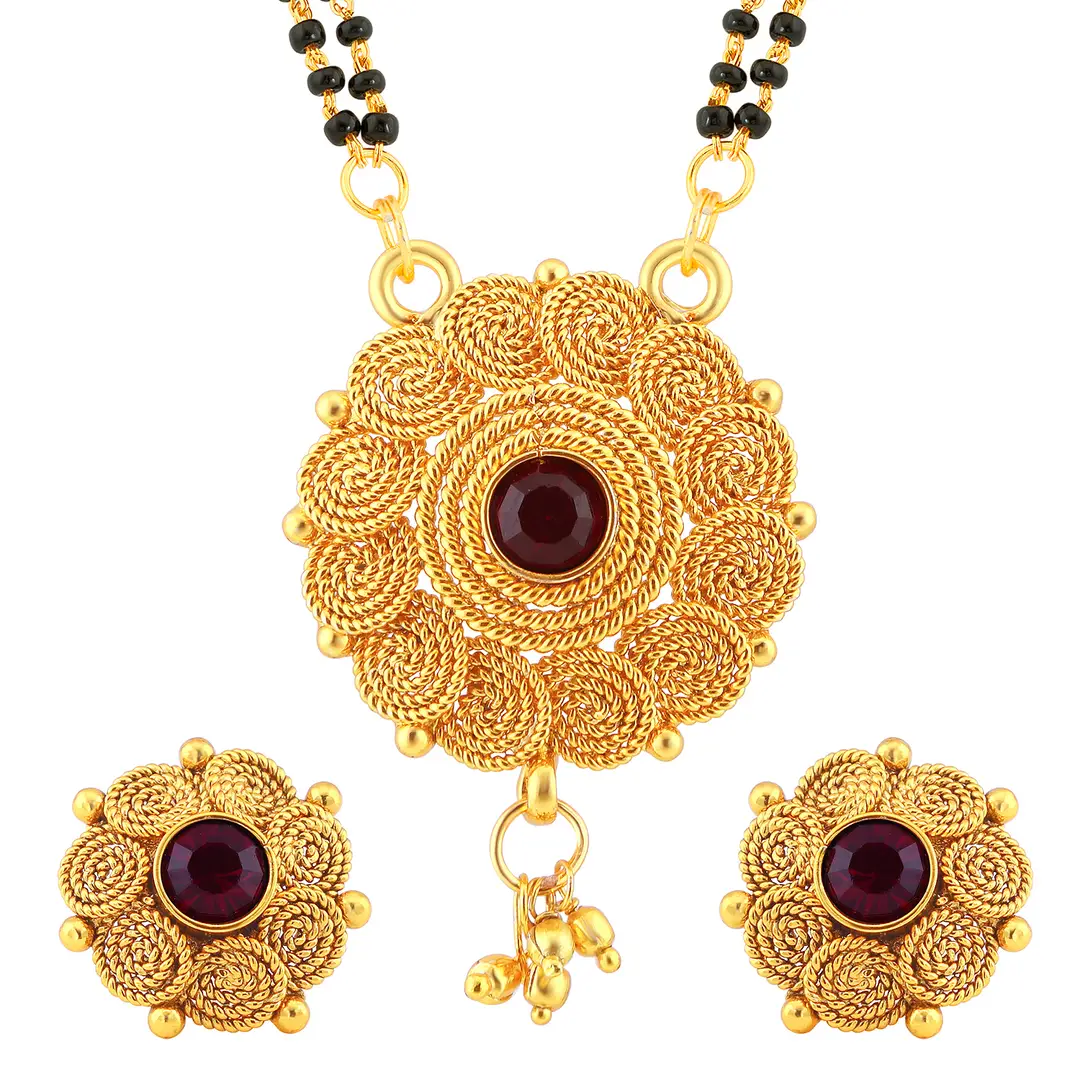 Sukkhi gold hot sale plated mangalsutra