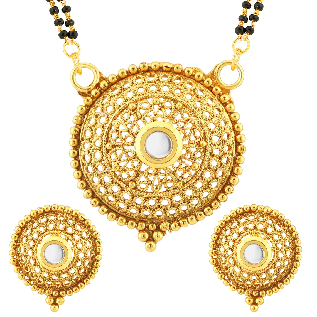 Sukkhi gold clearance plated mangalsutra