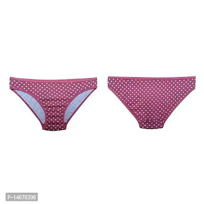 Buy Bralux Women Panties Set of 6 - Cotton Plain Printed Panties