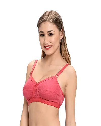 Women's Cotton Solid Camisole Bra Slips Pack Of 3