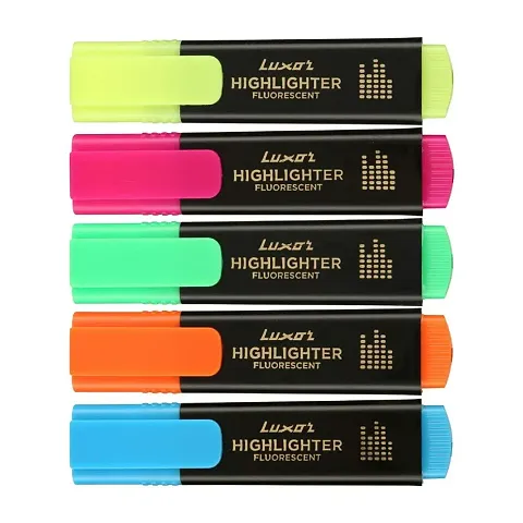 Fast Trend Highlighter - Assorted Colors - Set of 5