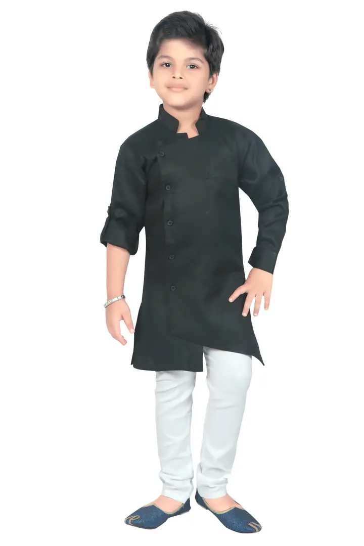 black kurta pajama for baby boy