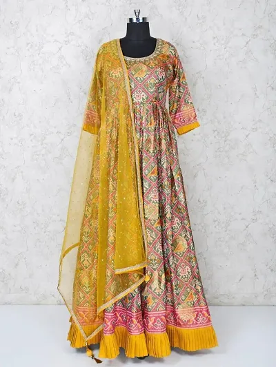 Buy Ethnic Gowns from Veenapani Online at MyShopPrime