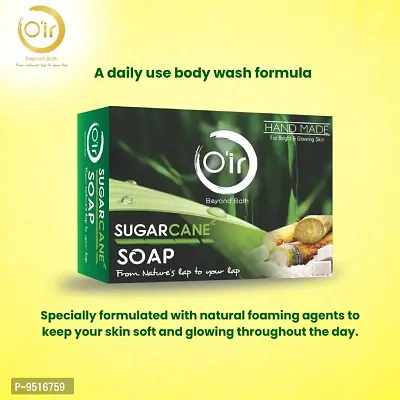Oir Sugarcane Almond nutrifying Moisturizer [100ml]  Sugarcane Handmade Soap [75gm] pack-thumb3