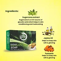 Oir Sugarcane Almond nutrifying Moisturizer [100ml]  Sugarcane Handmade Soap [75gm] pack-thumb3