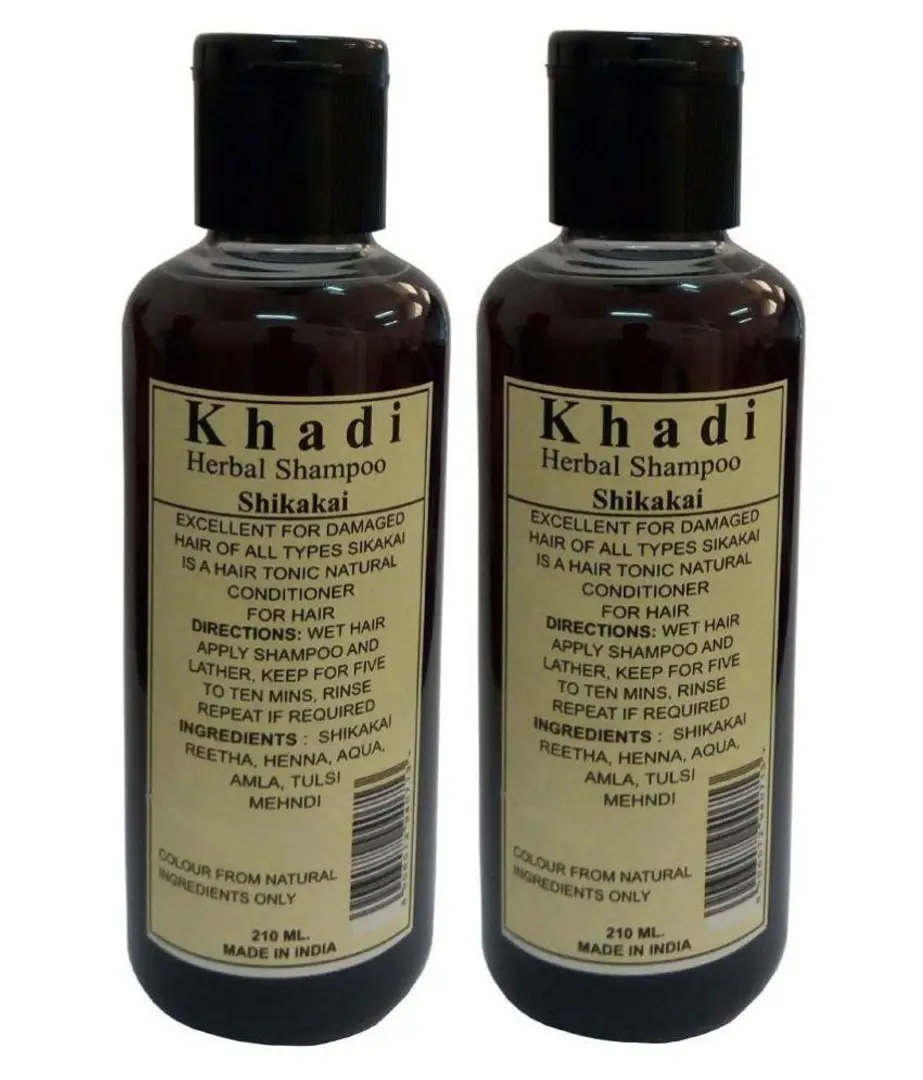 Khadi Herbal Shikakai Shampoo Ml Pack Of 2