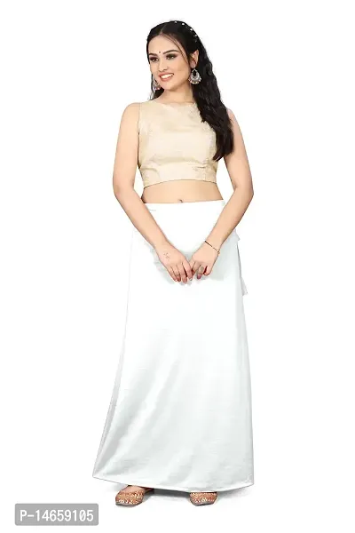 Buy online White Saree Shapewear Petticoats from lingerie for