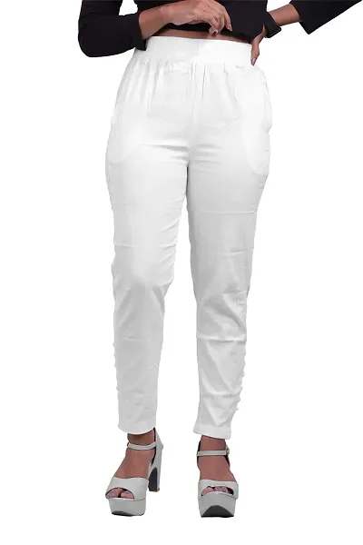 Buy PT Latest Toko Stretchable Trousers for Women Straight Fit