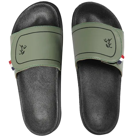 Stylish &amp; Trendy Rexine Flip Flops Slippers / Sliders For Men