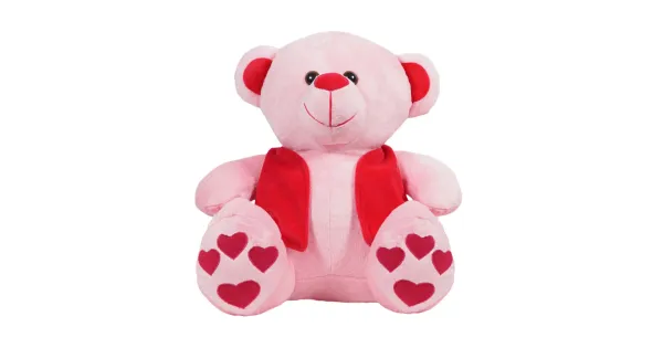 ultra soft toys teddy bear spongy white 15 inch