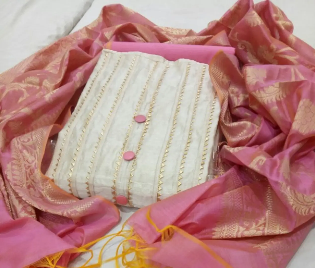 Gota patti outlet dress material