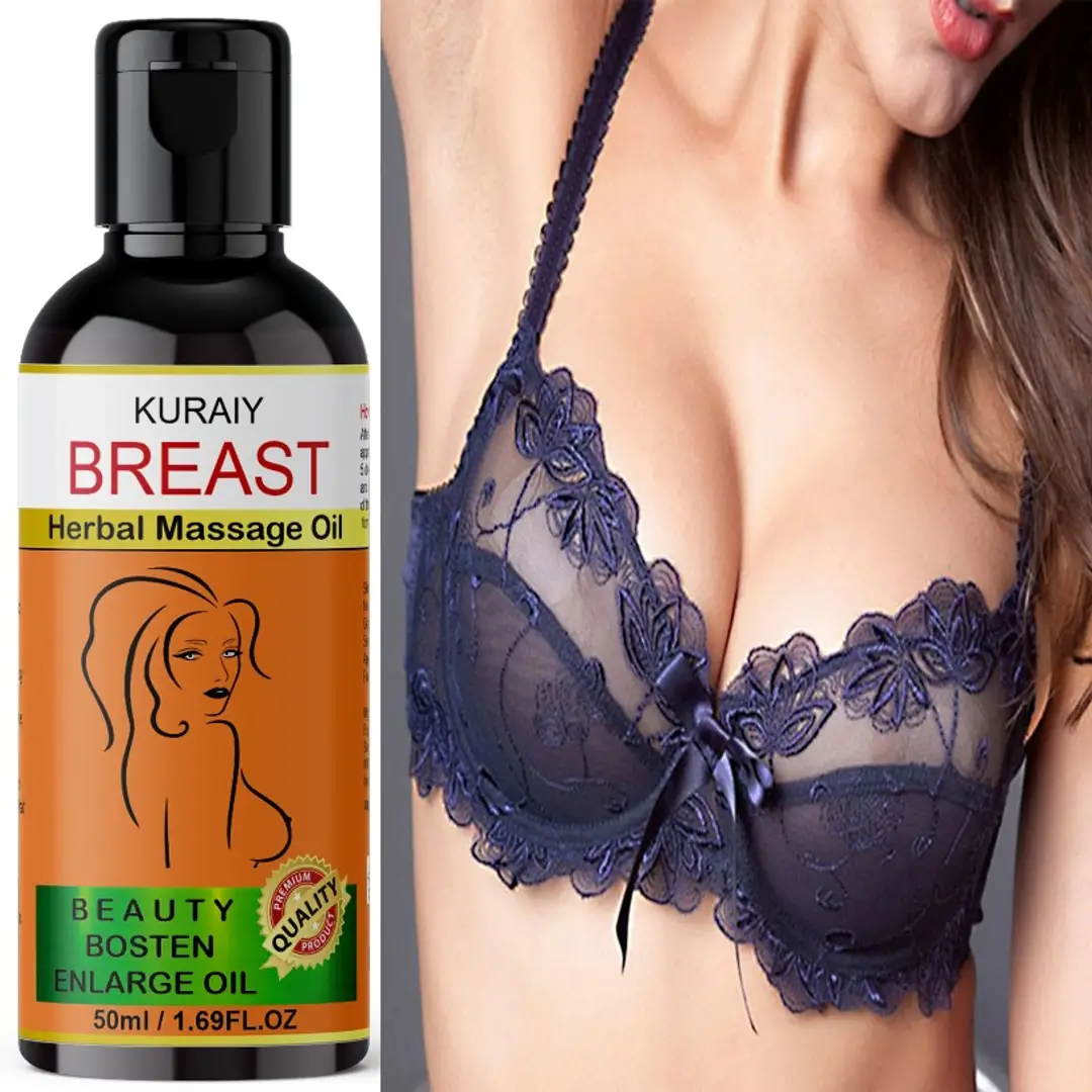 Kuraiy present best breast enlargement oil for a beautiful women for tight  boobs for big boobs {american orange flavored}100 ml