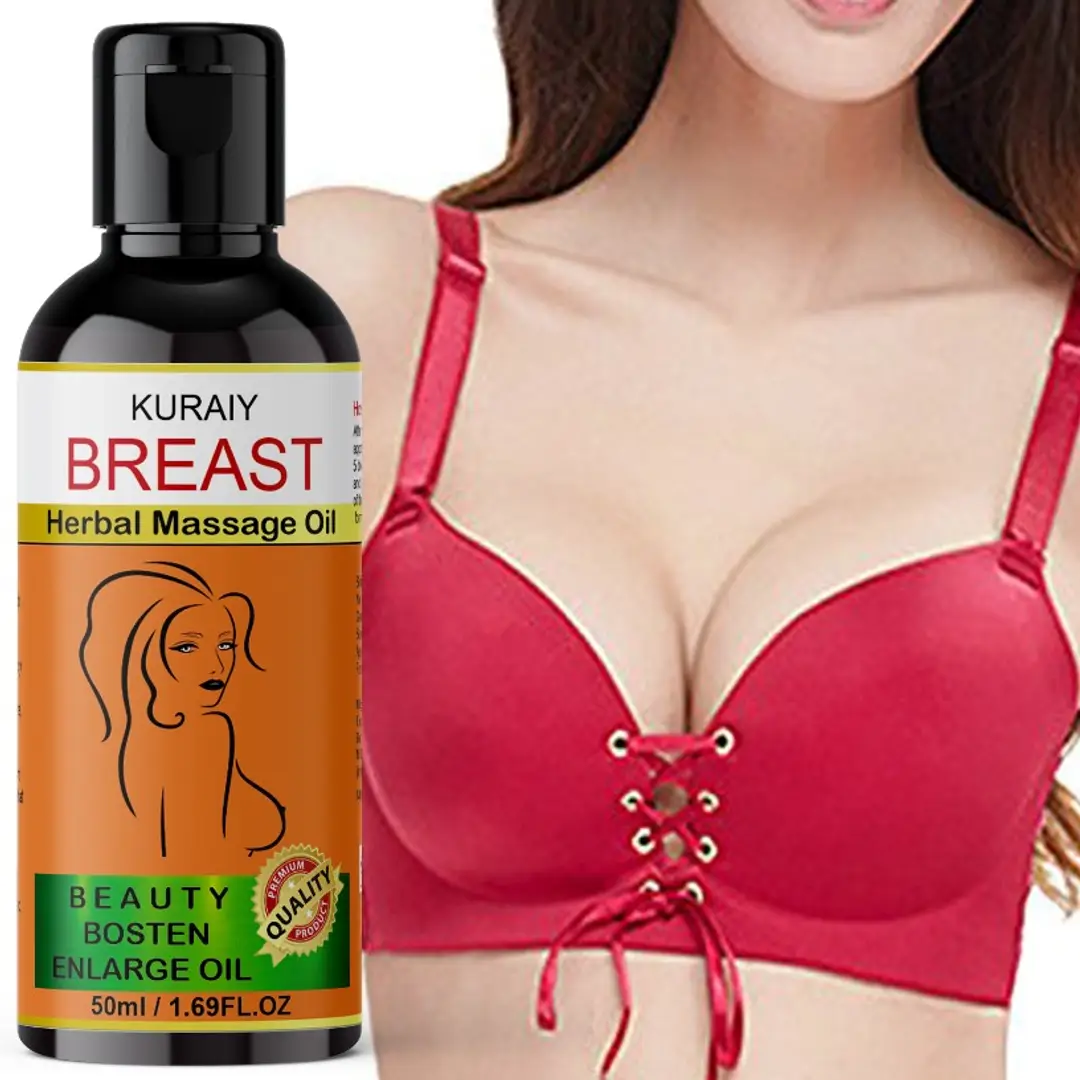 Kuraiy Breast Oil Enlargement for big breast, firm and tight breast for  breast growth, breast tightening,