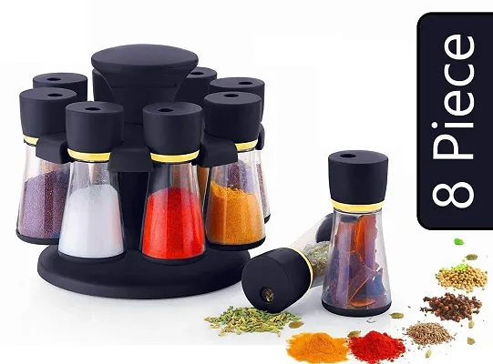 Condiment Set Salt Pepper Holder 8pcs 