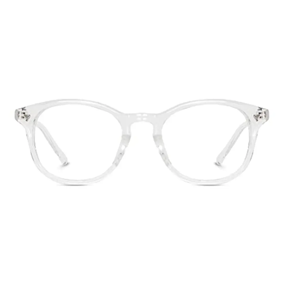 Buy RYNOCHI Unisex blue cut computer glasses frames Round for men ...