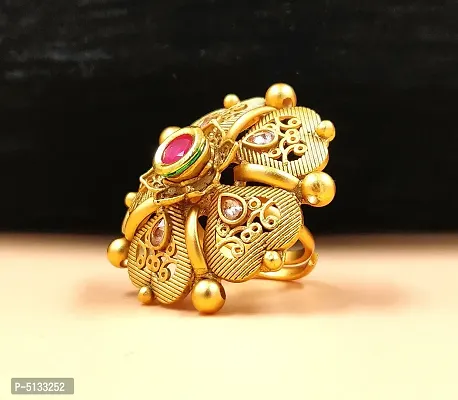 Buy Gold Rings for Women by Om Jewells Online | Ajio.com