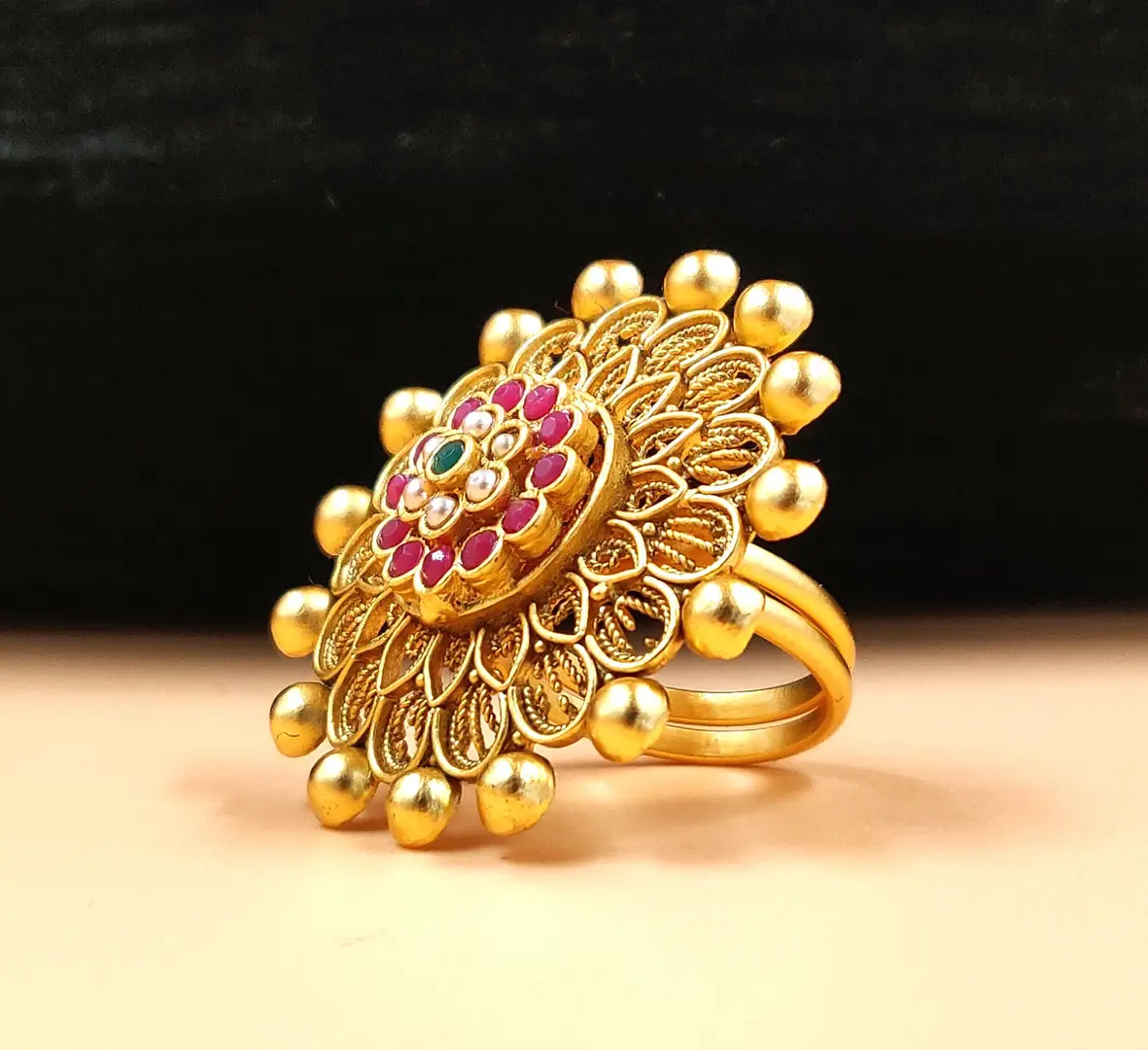 Rajwadi Gold Ring Design For Man - Temu