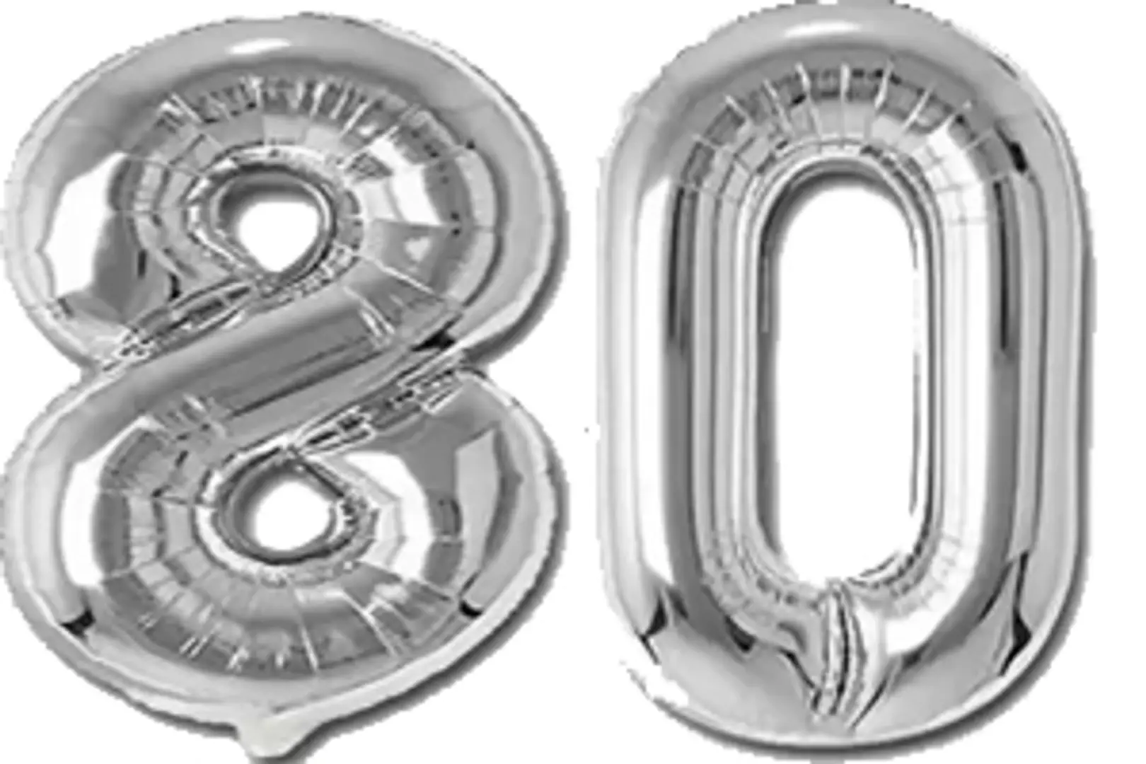 Buy Silver 80 Number Foil Balloon 16 Inches For 80th Anniversaries buy-silver-80-number-foil-balloon-16-inches-for-80th-anniversaries