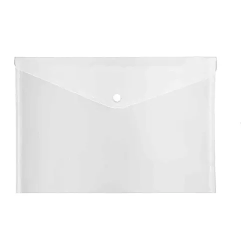 A4 Document File Bag, Transparent Envelope Holder Storage Case C