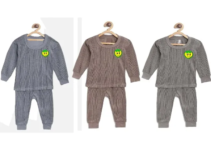 Baby Thermal Suit Top & Pajama Set for Baby Boys & Baby Girls