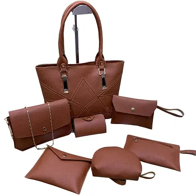 83% OFF on Mammon Women's PU Leather Handbag Combo on Amazon |  PaisaWapas.com