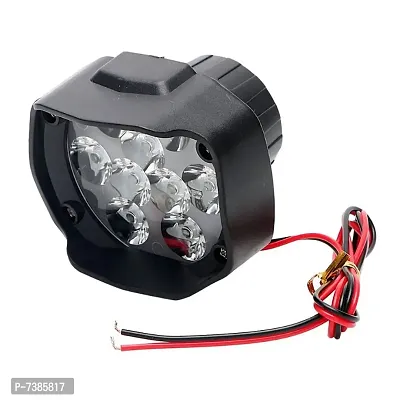 9 LED Fog Light Spot Beam Waterproof Heavy Duty Pod Driving Work Lamp for Motorcycle Bike Car and SUV (15W White Light 2 PCS)-thumb2